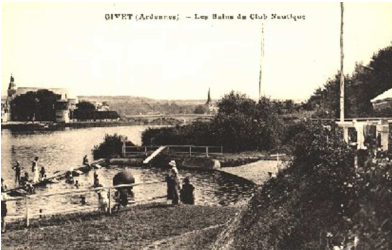 Les anciens Bains de Meuse à Givet