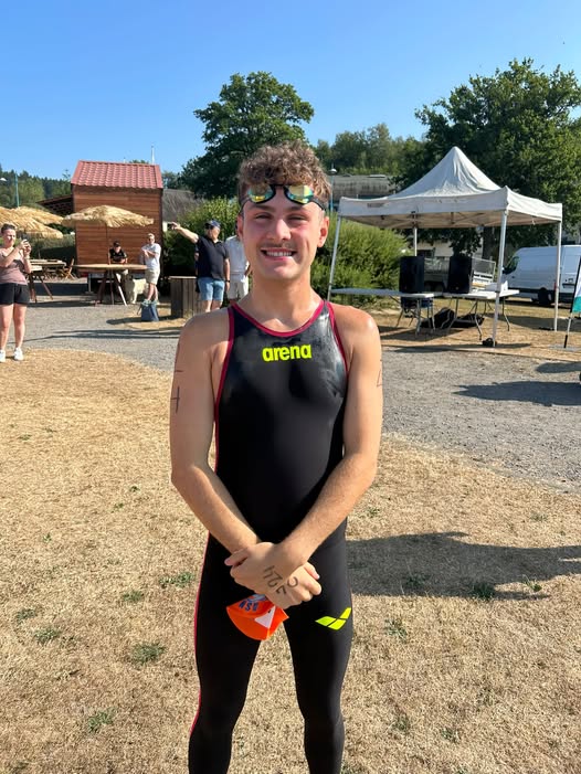 Mathis représentant de l'ARMN sur le 10 kilomètres